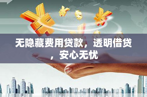 伊金霍洛旗无隐藏费用贷款，透明借贷，安心无忧