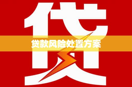 伊金霍洛旗贷款风险处置方案