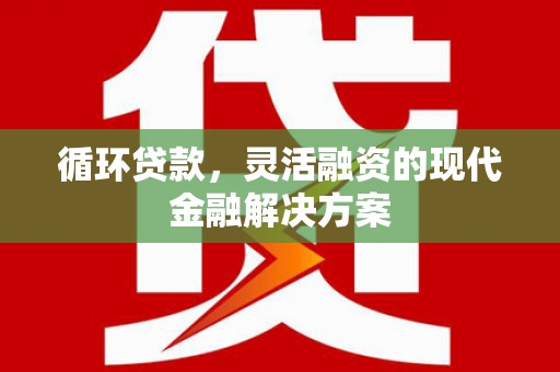伊金霍洛旗循环贷款，灵活融资的现代金融解决方案