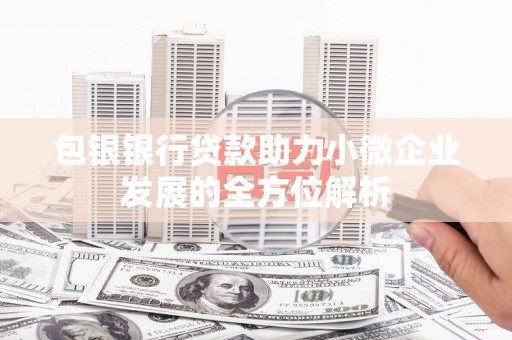 伊金霍洛旗包银银行贷款助力小微企业发展的全方位解析