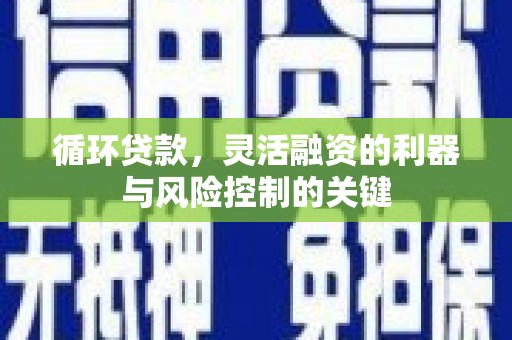 伊金霍洛旗循环贷款，灵活融资的利器与风险控制的关键