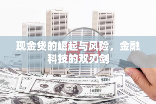 伊金霍洛旗现金贷的崛起与风险，金融科技的双刃剑