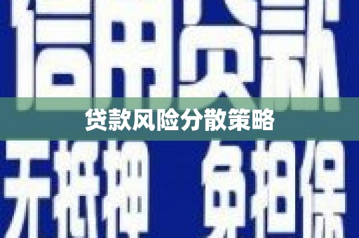 伊金霍洛旗贷款风险分散策略