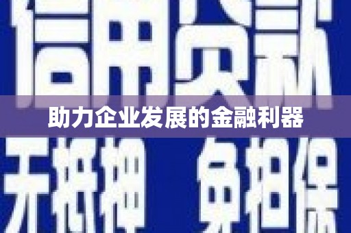 伊金霍洛旗助力企业发展的金融利器